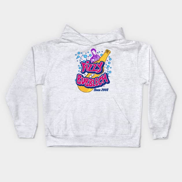 Fizzy Bubblech Kids Hoodie by Alema Art